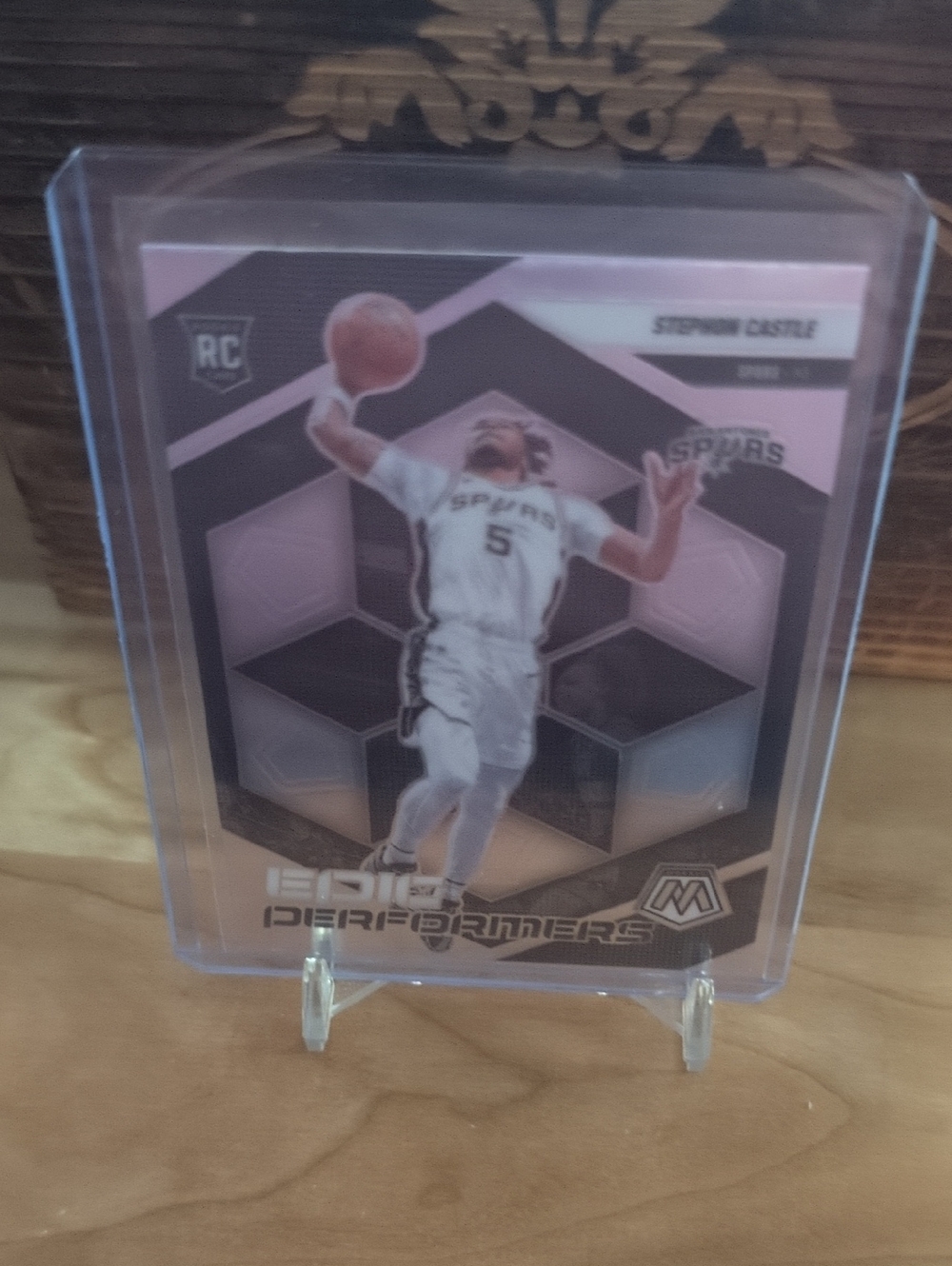 2024-25 Mosaic Stephon Castle Epic Performers Rookie Card Spurs
